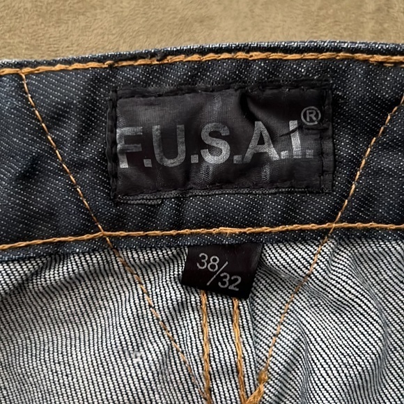 Men's Dark Denim Skinny Jeans - Picture 6 of 12